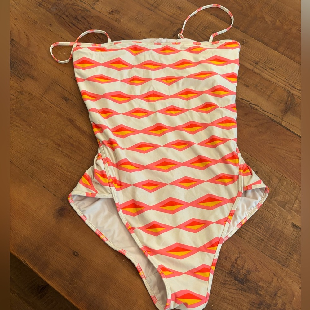 Marc By Marc Jacobs One Piece in Pink and Orange swimsuit